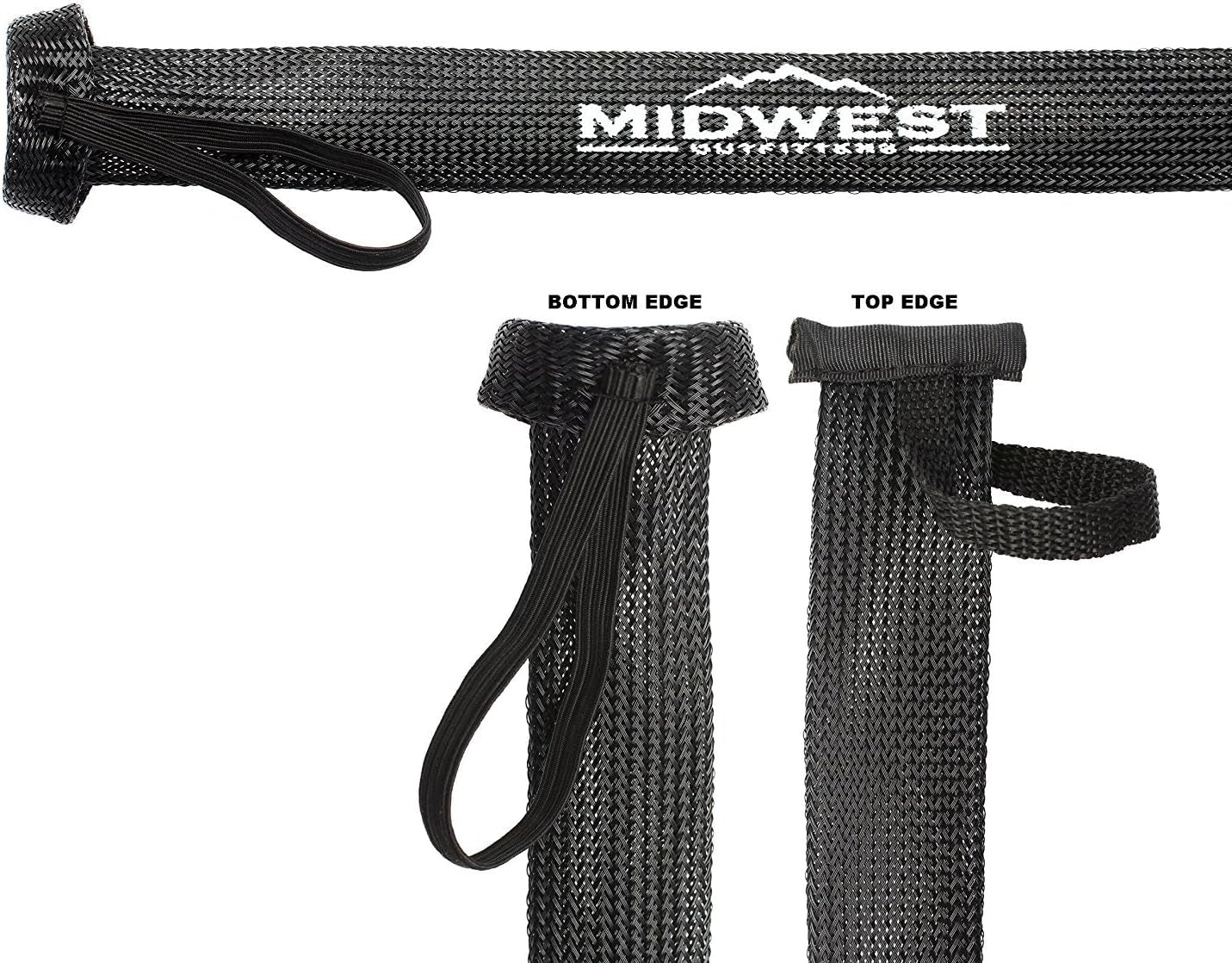 Rod Socks - Fishing Rod Sleeve Cover Fishing Pole Covers for Spinning Baitcaster and Youth Fishing Pole Sizes - Multiple Sizes and Colors