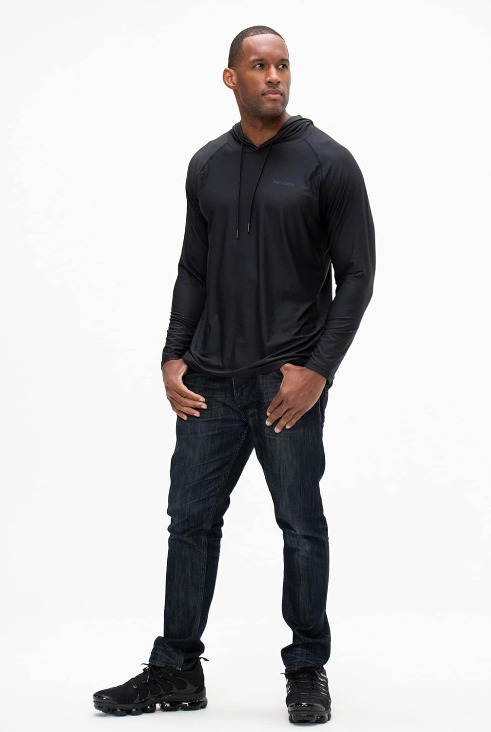 Men'S Hoodie Long Sleeve Fishing Hiking Running Workout T-Shirts